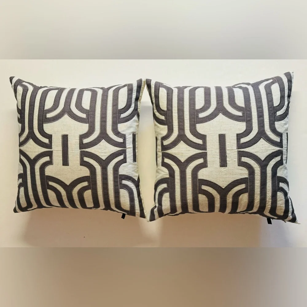 2 Down Rodeo Home- 20”x 20” pillows with premium feather hypoallergenic inserts